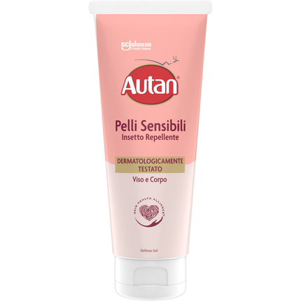 AUTAN PELLI SENSIBILI INSETTO REPELLENTE VISO CORPO TUBO 100 ML