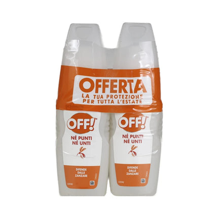 OFF! LOZIONE INSETTO REPELLENTE VAPO 2 PEZZI 200 ML