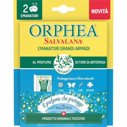 ORPHEA SALVALANA EMANATORI GRANDI ARMADI AL PROFUMO DI FIORI DI ARTEMISIA 2 PEZZI