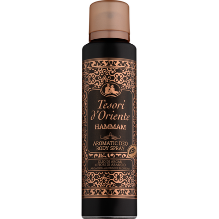 TESORI D'ORIENTE DEODORANTE SPRAY 48h HAMMAM OLIO DI ARGAN E FIORI DI ARANCIO 150 ML