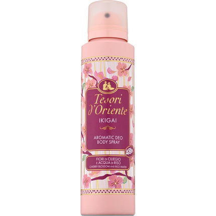TESORI D'ORIENTE DEODORANTE SPRAY 48h IKIGAI FIORI DI CILIEGIO E ACQUA DI RISO 150 ML
