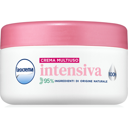 LEOCREMA CREMA MULTIUSO VISO CORPO MANI INTENSIVA 100h VASO 200 ML