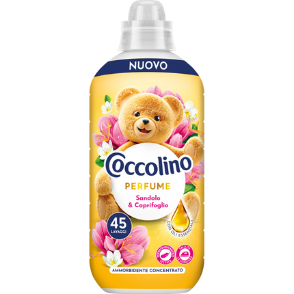 COCCOLINO PERFUME AMMORBIDENTE CONCENTRATO SANDALO & CAPRIFOGLIO 45 LAVAGGI 952 ML
