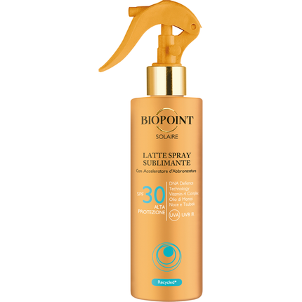 BIOPOINT LATTE SOLARE SPRAY SUBLIMANTE SPF 30 TRIGGER 250 ML