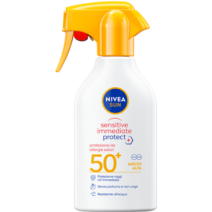 NIVEA SOLARE SENSITIVE IMMEDIATE PROTECT FP50+ TRIGGER 250 ML