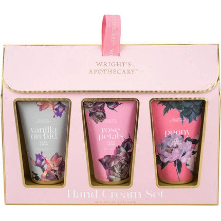 TRI COASTAL HAND CREAM SET 3 PEZZI VANILLA ORCHID - ROSE PETALS - PEONY DA 50 ML