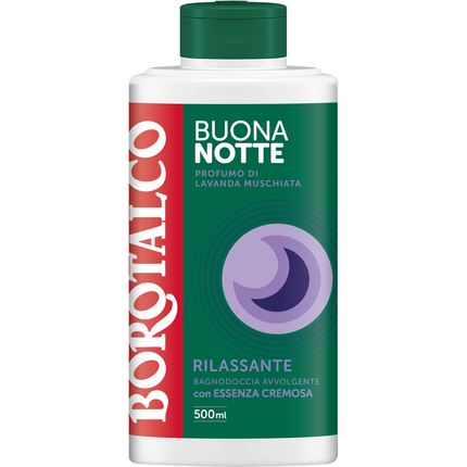 BOROTALCO BAGNODOCCIA BUONANOTTE RILASSANTE PROFUMO DI LAVANDA MUSCHIATA 500 ML
