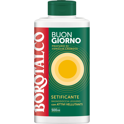 BOROTALCO BUONGIORNO BAGNODOCCIA SETIFICANTE PROFUMO DI VANIGLIA CREMOSA 500 ML