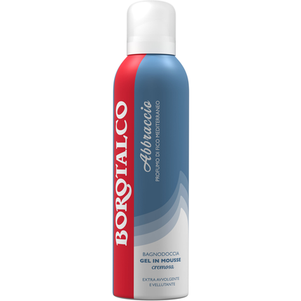 BOROTALCO ABBRACCIO BAGNODOCCIA GEL IN MOUSSE PROFUMO DI FOCO MEDITERRANEO 200 ML