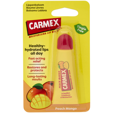 CARMEX LIP BALM PEACH MANGO TUBO 10 grammi