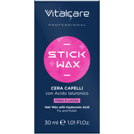 VITALCARE PROFESSIONAL STICK WAX CERA PER CAPELLI FISSA e LUCIDA 30 ML