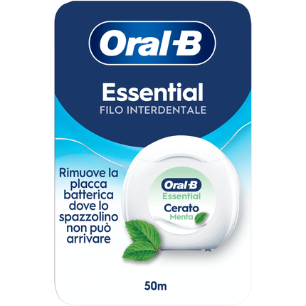 ORAL B ESSENTIAL FILO INTERDENTALE CERATO MENTA 50 METRI