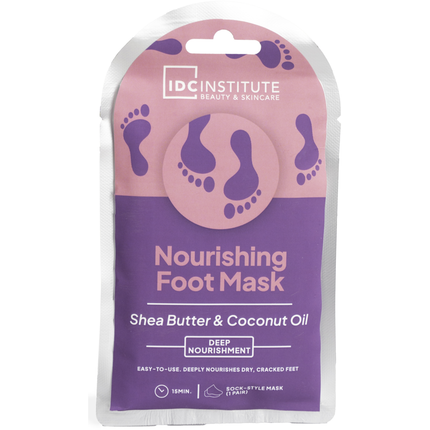 IDC INSTITUTE FOOT MASK NOURISHING BURRO DI KARITE' e COCONUT OIL 36 GRAMMI