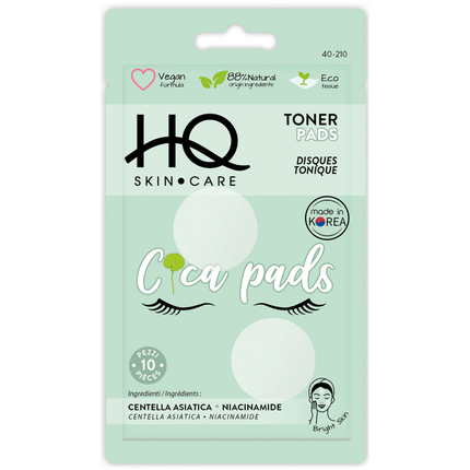 HQ SKIN CARE CICA TONER PADS 10 PEZZI