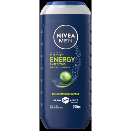 NIVEA FOR MEN DOCCIA FRESH ENERGY 250 ML