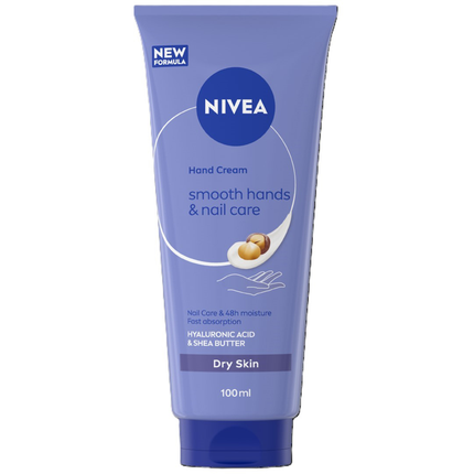 NIVEA HAND CREMA MANI SMOOTH HANDS & NAIL CARE 100 ML