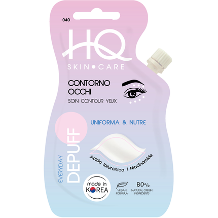 HQ SKIN CARE DEPUFF CONTORNO OCCHI ACIDO IALURONICO NIACINAMIDE