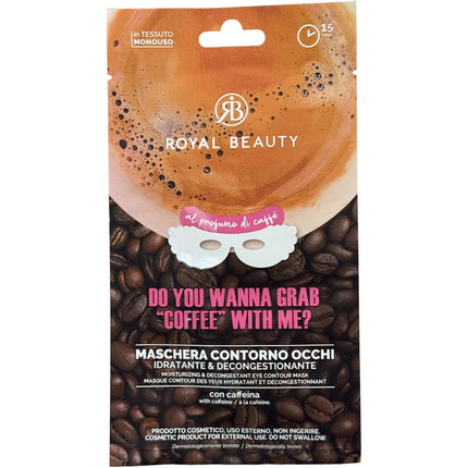ROYAL BEAUTY MASCHERA OCCHI IDRATANTE E ANTIOSSIDANTE AL PROFUMO DI CAFFE' 6 ML