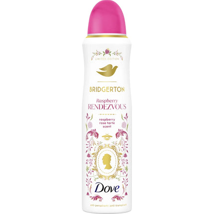 DOVE DEODORANTE SPRAY BRIDGERTON RASPBERRY RENDEZVOUS 150 ML