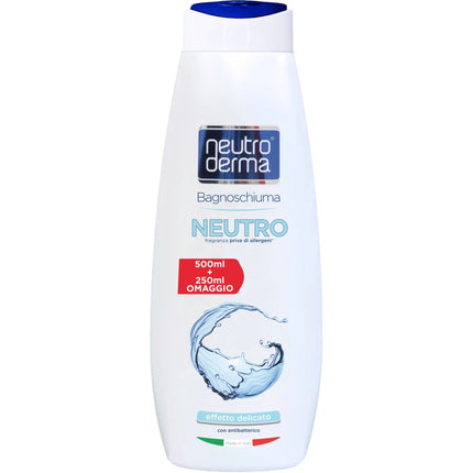 NEUTRO DERMA BAGNOSCHIUMA NEUTRO CON ANTIBATTERICO 750 ML