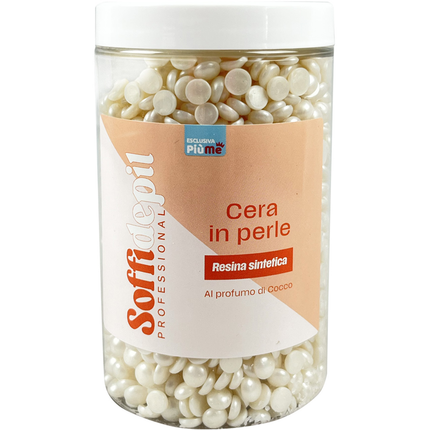 SOFFIDEPIL CERA DEPILATORIA IN PERLE RESINA SENTETICA AL PROFUMO DI COCCO PROFESSIONAL 250 grammi