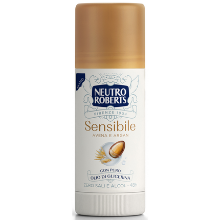 NEUTRO ROBERTS DEODORANTE STICK SENSIBILE AVENA e ARGAN 40 ML