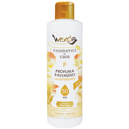 WEXOR COSMETICI di CASA PROFUMA PAVIMENTI GOLDEN IBISCUS 50 DOSI 235 ML