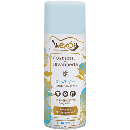 WEXOR COSMETICI di LAVANDERIA DEO PARFUM TESSUTI e AMBIENTI MANGIAODORI FRESH TOUCH SPRAY 400 ML