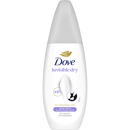 DOVE DEODORANTE INVISIBLE DRY WHITE FREESIA & VIOLET FLOWER SCENT 48H VAPO 75 ML