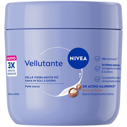 NIVEA CREMA CORPO VELLUTANTE PELLE SECCA VASO 400 ML