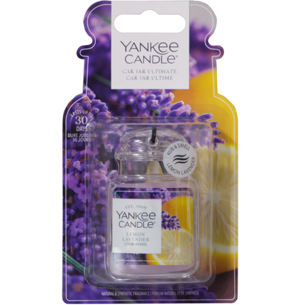 YANKEE CANDLE CAR JAR ULTIMATE DEODORANTE PER AUTO LEMON LAVENDER
