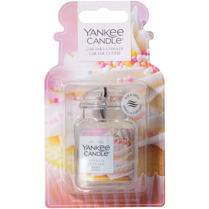 YANKEE CANDLE CAR JAR ULTIMATE DEODORANTE PER AUTO VANILLA CUPCAKE