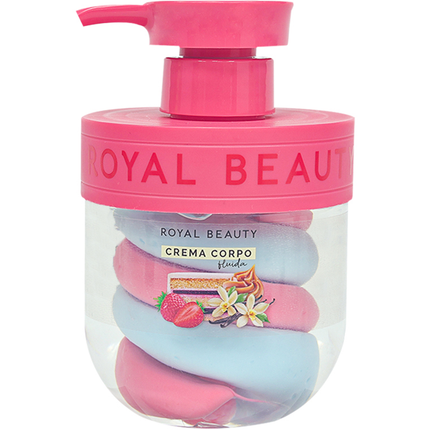 ROYAL BEAUTY BODY CREAM FLUID FRAGOLA / CHEESCAKE 360 ML