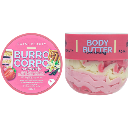 ROYAL BEAUTY BODY BUTTER FRAGOLA / CHEESECAKE 300 ML