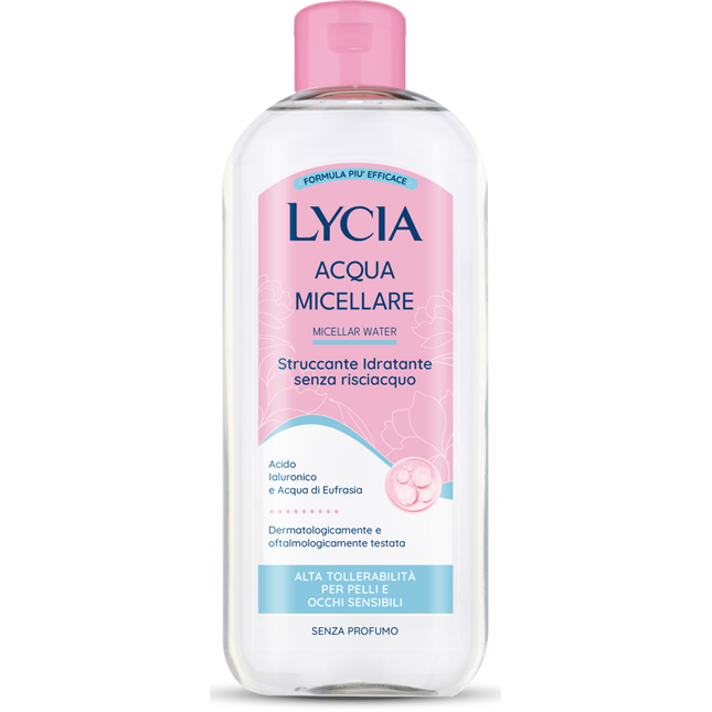 LYCIA ACQUA MICELLARE STRUCCANTE IDRATANTE SENZA RISCIACQUO 400 ML