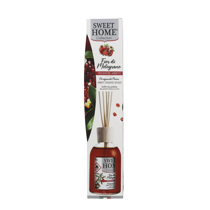 SWEET HOME PROFUMATORE AMBIENTE CON BASTONCINI FIOR DI MELOGRANO 100 ML