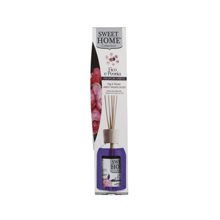 SWEET HOME PROFUMATORE AMBIENTE CON BASTONCINI FICO e PEONIA 100 ML
