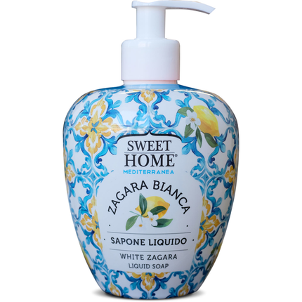 SWEET HOME SAPONE LIQUIDO ZAGARA BIANCA DISPENSER 500 ML