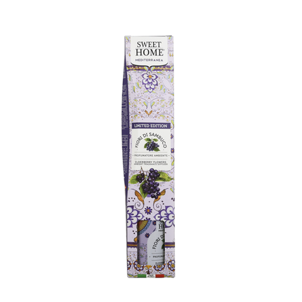 SWEET HOME PROFUMATORE AMBIENTE CON BASTONCINI FIORI DI SAMBUCO 100 ML