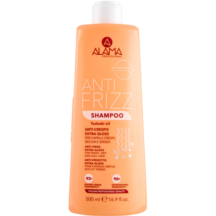 ALAMA ANTI FRIZZ SHAMPOO ANTI CRESPO EXTRA GLOSS 500 ML