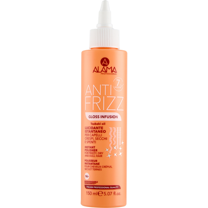 ALAMA ANTI FRIZZ GLOSS INFUSION LUCIDANTE STANTANEO CAPELLI CRESPI e SPENTI 150 ML