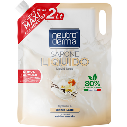NEUTRO DERMA SAPONE LIQUIDO BIANCO LATTE BUSTA 2 LT