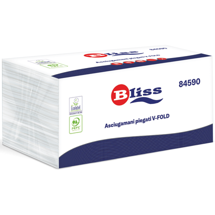 BLISS ASCIUGAMANI PIEGATI V - FOLD TRIM 2 VELI 210 PEZZI
