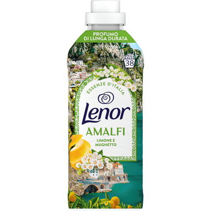 LENOR AMMORBIDENTE ESSENZE AMALFI LIMONE E MUGHETTO 38 LAVAGGI 798 ML