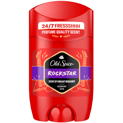 OLD SPICE DEODORANTE STICK ROCKSTAR PROFUMO VIBRANT BERGAMOT 50 ML