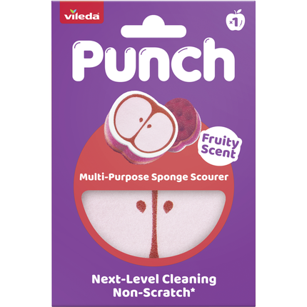 VILEDA SPUGNA ABRASIVA PUNCH MELA
