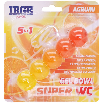 IRGE TAVOLETTA WC GEL BOWL 5in1 AGRUMI