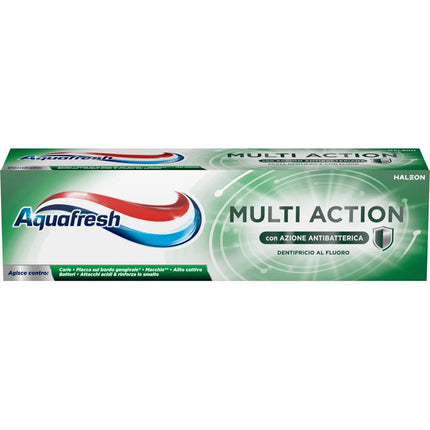 AQUAFRESH DENTIFRICIO MULTI ACTION CON AZIONE ANTIBATTERICA AL FLUORO 75 ML