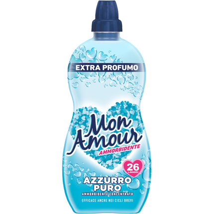 MON AMOUR AMMORBIDENTE CONCENTRATO CON EXTRA PROFUMO AZZURRO PURO 650 ML 26 LAVAGGI