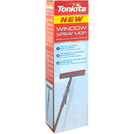 TONKITA WINDOW SPRAY MOP LAVAVETRI TRIPLA AZIONE